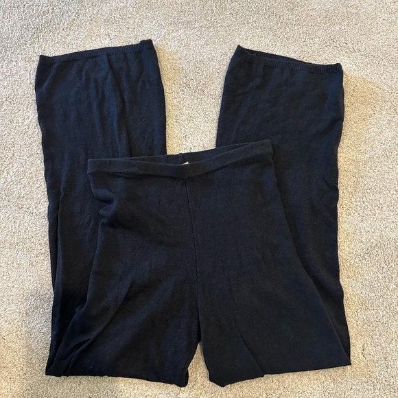 cult gaia Pants - Cult Gaia Black Knit Pants